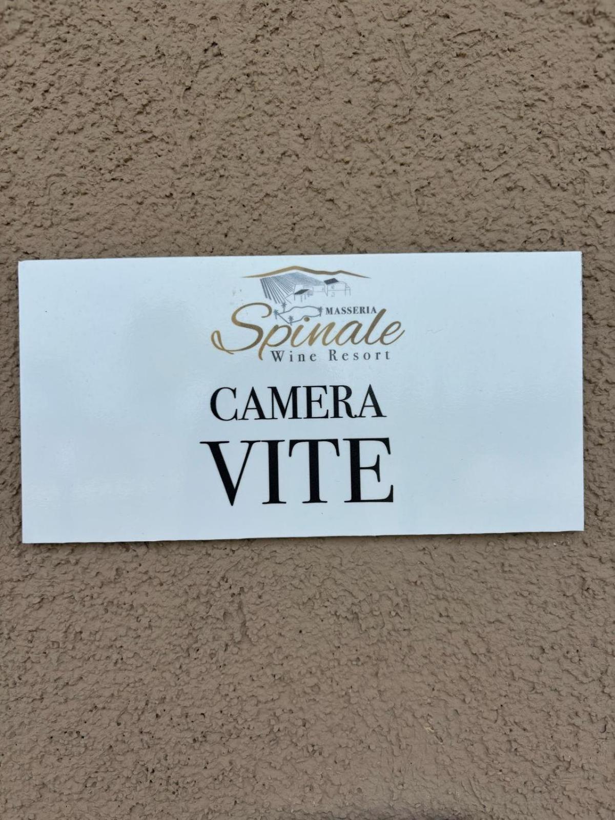Hotel Masseria Spinale Wine